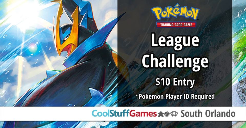 11/18 Pokemon 2025 NOVEMBER TCG League Challenge