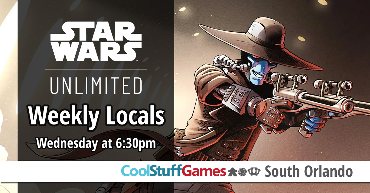 Star Wars Unlimited Weekly Locals