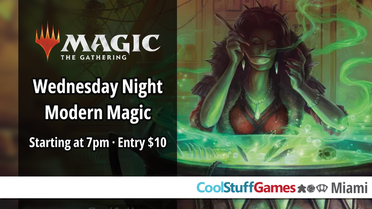 Wednesday Night Modern Magic at CoolStuffGames – Miami