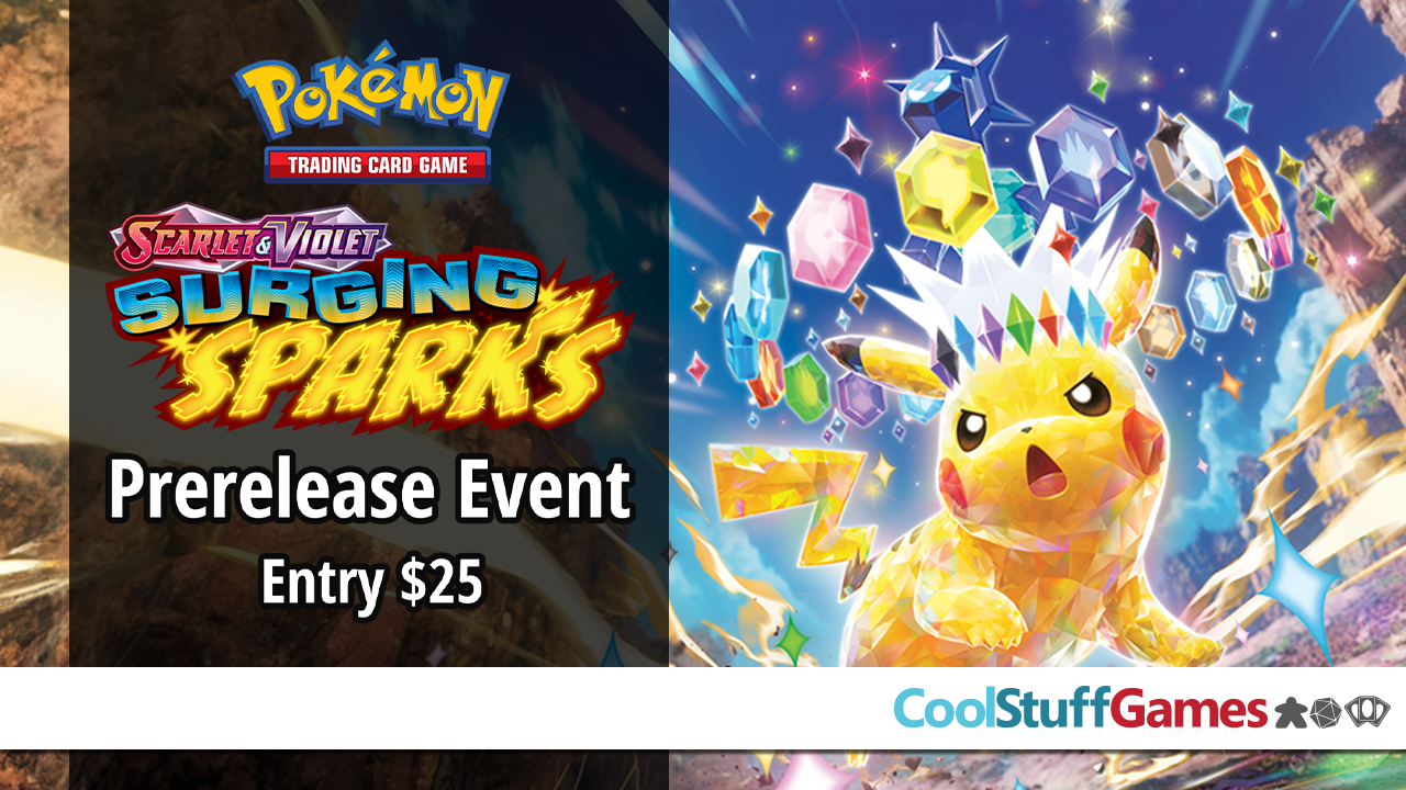 10/28 PLAY!: Pokemon Surging Sparks Prerelease Event!