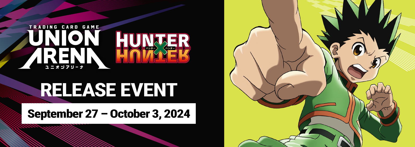 Union Arena Hunter x Hunter Release Event