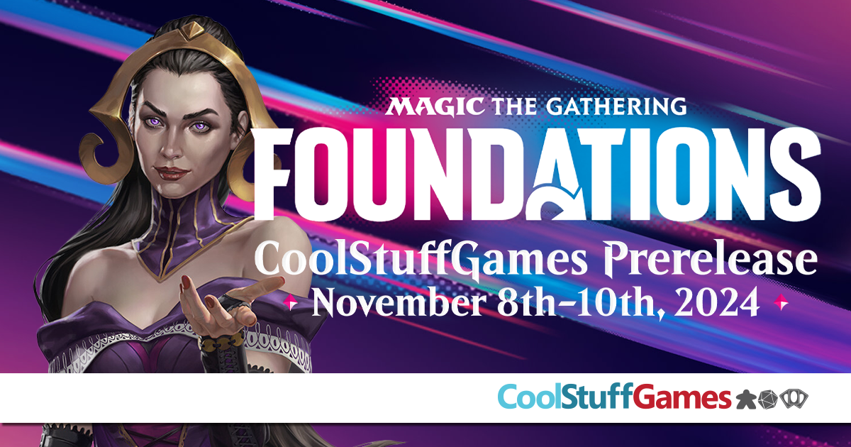 Foundations Prerelease Sunday 1PM