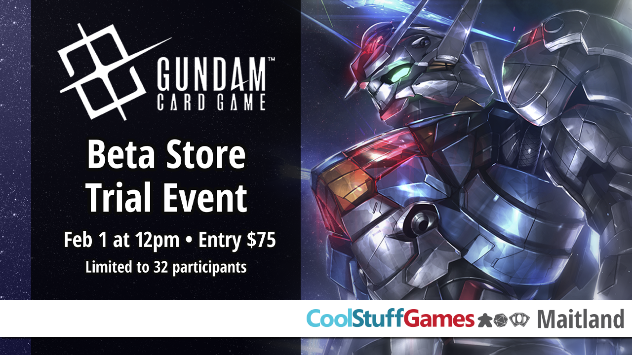 Gundam Card Game Edition Beta Trial Event