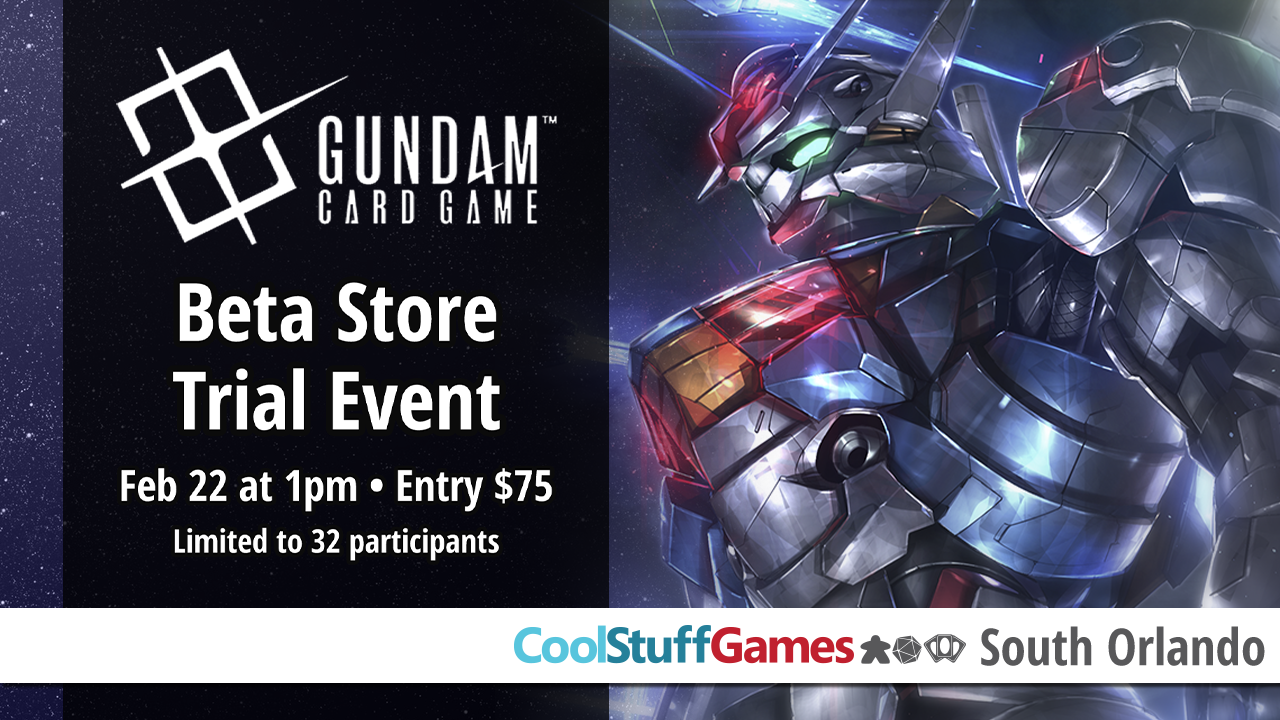 Gundam Card Game Beta Edition Store Trial Event