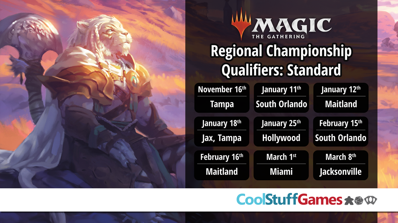 Regional Championship Qualifier – Round 9 SEALED – Cool Stuff Games South Orlando