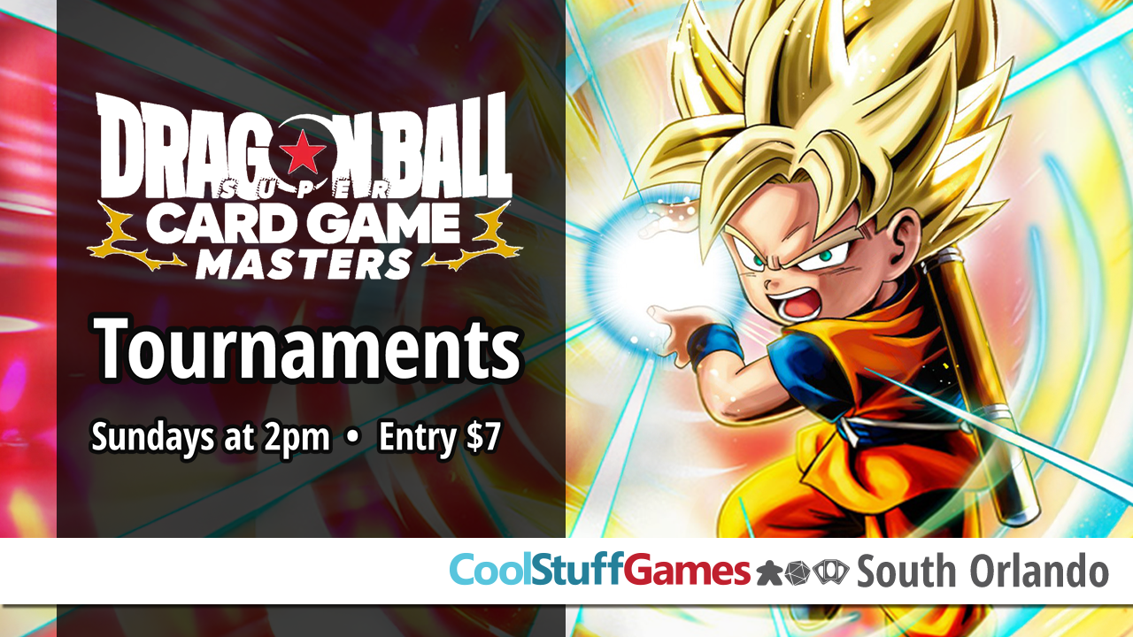 Dragon Ball Super Masters Card Game Local Tournaments