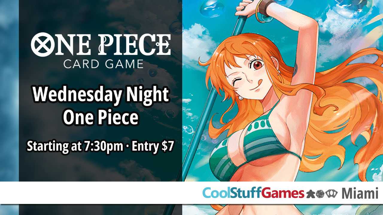 Wednesday Night One Piece TCG at CoolStuffGames – Miami